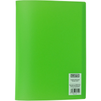 Carpeta con 60 Fundas, Folio, Verde Neon