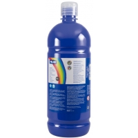 Milan Botella de Tempera 1000ml Color Azul Marino