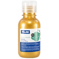 Milan Botella de Tempera 125ml Color Oro