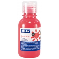 Milan Botella de Tempera 125ml Color Coral Fluorescente