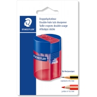 Staedtler 512 Sacapuntas de Plástico Doble con Deposito