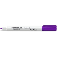 Staedtler Lumocolor 341 Marcador para Pizarra Blanca, Punta Biselada 1, 2mm, Violeta