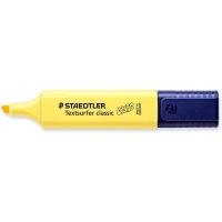 Staedtler Textsurfer Classic 364 Pastel Marcador Fluorescente, Punta Biselada, Trazo 1-5mm, Amarillo Girasol