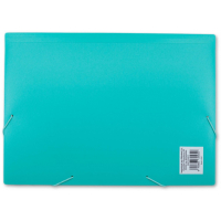 MKtape Carpeta de Solapas, Cierre de Gomas, Folio, Verde Pastel