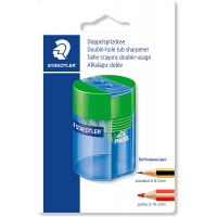 Staedtler 512 Sacapuntas de Plástico Doble con Deposito