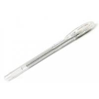 Uni-ball Signo Sparkling Gel, Punta de Acero Inoxidable 1 mm, Trazo 0.65 mm, Tinta Gel, Plata Efecto Purpurina