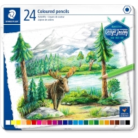 Staedtler 146C Pack de 24 Lapices de Colores, Mina Suave