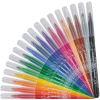 Stabilo Power Pack de 18 Rotuladores de Colores, Punta Media de 2mm