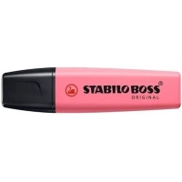 Stabilo Boss 70 Pastel Marcador Fluorescente, Trazo 2-5mm, Rosa Cerezo en Flor