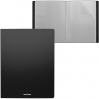 Carpeta con Fundas Erichkrause Matt Classic, 10 Fundas, A4, Negro