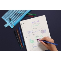 Bic Intensity Colour Change Pack de 6 Rotuladores, TecnologIa de Cambio de Color, Punta Fina de 0.4mm