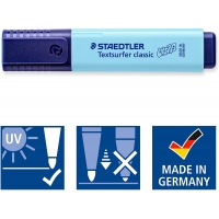 Staedtler Textsurfer Classic 364 Pack de 4 Marcadores Fluorescentes, Secado Rapido, Trazo 1-5mm, Colores Surtidos