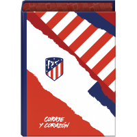 Carpeta de 4 Anillas Folio Dohe Atletico de Madrid Coraje y Corazon 