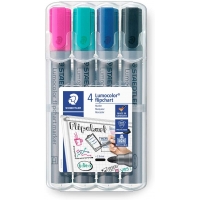 Staedtler Lumocolor Flipchart 356 Pack de 4 Marcadores Permanentes