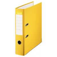 Esselte Archivador de Palanca FOLIO, Lomo ancho 75mm, Amarillo