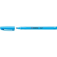 Stabilo Flash Marcador Fluorescente de Bolsillo, Trazo 1-3.5mm, Azul