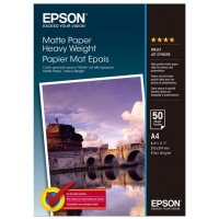 Epson C13S041256 Papel Fotografico A4 167gr - Acabado Mate - 50 Hojas - para Impresoras de Tinta