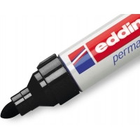 Edding 550 Rotulador Permanente, Trazo entre 3 y 4 mm, Seca rápido, Negro