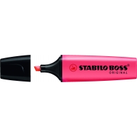 Stabilo Boss 70 Marcador Fluorescente, Trazo 2-5mm, Rojo 