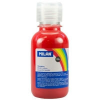 Milan Botella de Tempera 125ml Color Rojo Bermellon