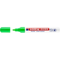 Edding 4095 Rotulador de Tiza Liquida, Trazo 2-3mm, Olor Neutro, Verde Claro