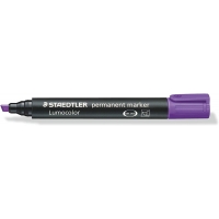 Staedtler Lumocolor 350 Rotulador Permanente, Punta 2-5 mm, Violeta