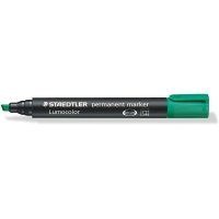 Staedtler Lumocolor 350 Rotulador Permanente, Punta 2-5 mm, Verde