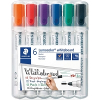 Staedtler Lumocolor 351 Pack de 6 Marcadores para Pizarra Blanca