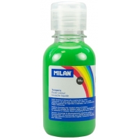 Milan Botella de Tempera 125ml Color Verde Claro