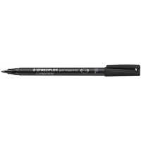 Staedtler Lumocolor 318 Rotulador Permanente, Punta Fina Redonda, Trazo 0.6mm, Negro