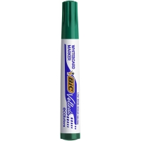 Bic Velleda 1751 ECOlutions Marcadores para Pizarra, Punta Biselada, Trazo entre 3mm y 5.5mm, Tinta base alcohol, Borrado faci