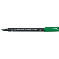 Staedtler Lumocolor 317 Rotulador Permanente, Punta Media Redonda, Trazo 1mm, Verde