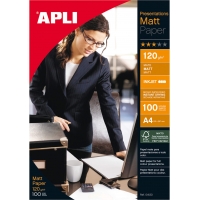 Apli Papel Fotografico Matt A4 120g 100 Hojas