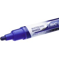 Bic Velleda Tank Pack de 4 Rotuladores para Pizarra, Trazo 2.3mm, Punta Ojival, Tinta base alcohol, Borrado facil, Varios colore
