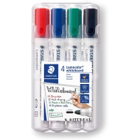 Pack de 4 Marcadores Staedtler Lumocolor 351 para Pizarra Blanca