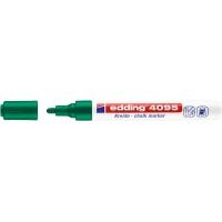 Edding 4095 Rotulador de Tiza Liquida, Trazo 2-3mm, Olor Neutro, Verde