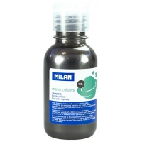 Milan Botella de Tempera 125ml Color Gris Metalizado