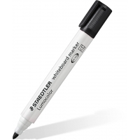 Staedtler Lumocolor 351 Rotulador para Pizarra, Trazo 2mm, Negro