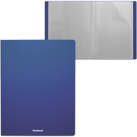 Carpeta con Fundas Erichkrause Matt Classic, 20 Fundas, A4, Azul