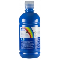 Milan Botella de Tempera 500ml Color Cian