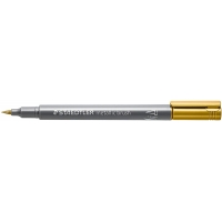 Staedtler Pack de 10 Rotuladores Permanentes, Punta Pincel, Trazo 1-2mm, Colores Metalicos Surtidos