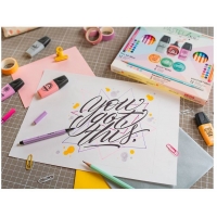 Stabilo Pastellove Pack de 35 Marcadores y Rotuladores, 12 Rotuladores Premium Pen 68 Mini, 12 Rotuladores Point 88 Mini, 6 Ro