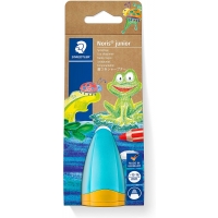Staedtler Noris Junior 516 Sacapuntas de Plastico con Deposito para Lapices Gruesos
