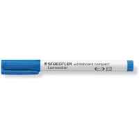 Staedtler Lumocolor 341 Marcador para Pizarra Blanca, Punta Biselada 1, 2mm, Azul