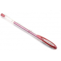 Uni-ball Signo Noble Metal Gel, Punta de Acero Inoxidable 0.8 mm, Trazo 0.50 mm, Tinta Gel, Rojo Metalizado