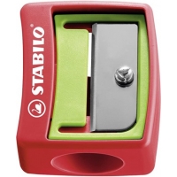 Stabilo Woddy 3 en 1 Arty Pack de 6 Lapices de Colores + Sacapuntas, Lapiz de Color, Cera y Acuarela, Todo en Uno, Mina XXL 10