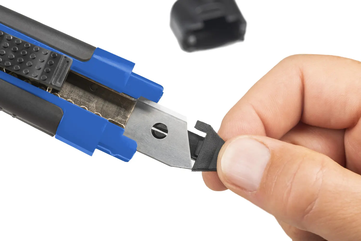 Dahle 10875 Allround Cuter con Cuchilla de 18mm, Bloqueo automatico, Guia Metalica