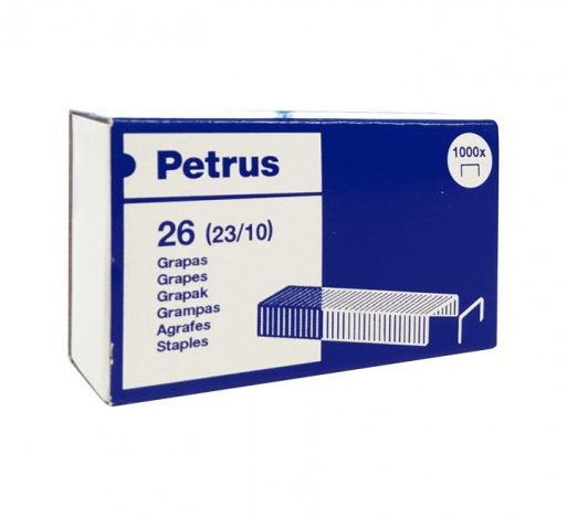Petrus Grapas 23/10 Cobreadas. Caja de 1000 uds