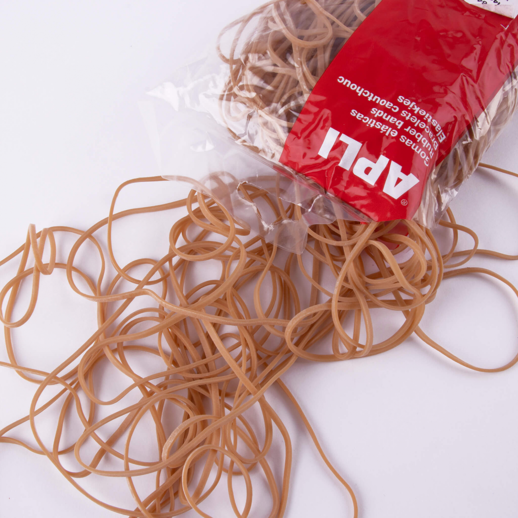 Apli Gomas Elasticas de 14cm. Bolsa de 100gr