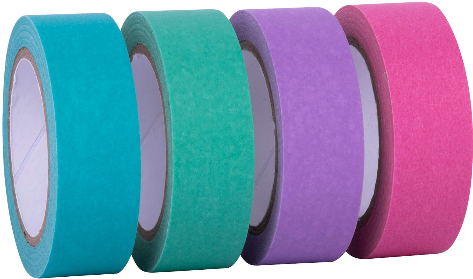 Apli Pack Cintas Adhesivas de Papel Washi, 4 U, Tonos Nordik, Decorativas y Reutilizables, Multicolor